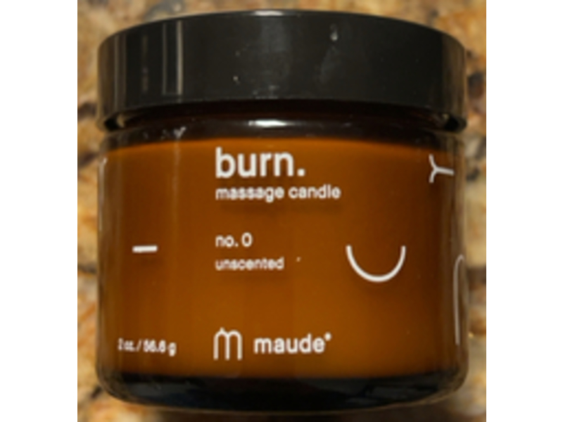 Maude Burn Massage Candle, No.0, 2 oz/56.6 g