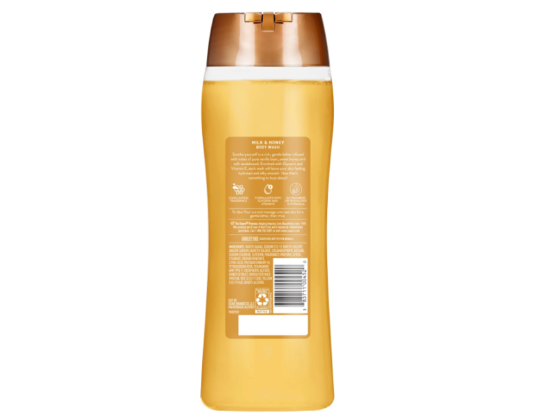 Suave Gentle Soothing Body Wash, Milk & Honey, 18 fl oz/532 mL