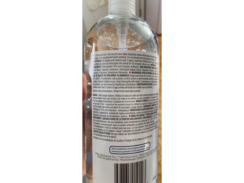 Equate Antibacterial Hand Sanitizer Gel, 1 L