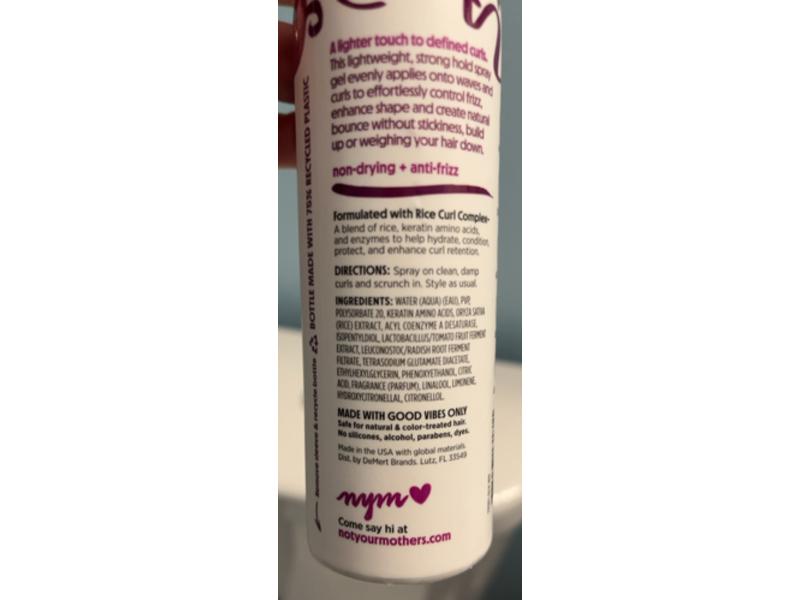 Not Your Mother's Defining Curl Talk Spray Gel, 6 fl oz/177 mL