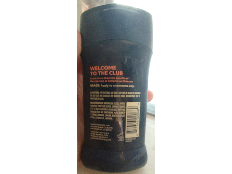 Dollar Shave Club Deodorant, Sea Spray & Amber 2.7 oz/78 g
