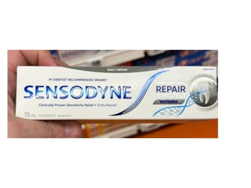 Sensodyne Repair & Protect Toothpaste, Whitening, 75 mL