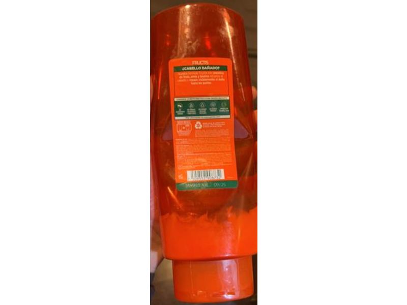Garnier Fructis Borrador De Dano Shampoo, Proteina + Amla + Biotina, 650 mL