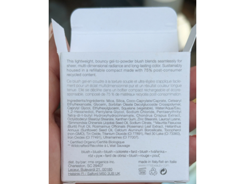 Rms Beauty Re Dimension Hydra Powder Blush, Pomegranate Fizz, 0.25 oz/7 g