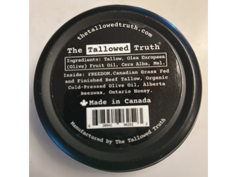 The Tallowed Truth Freedom Balm, Unscented, 2 oz/60 mL