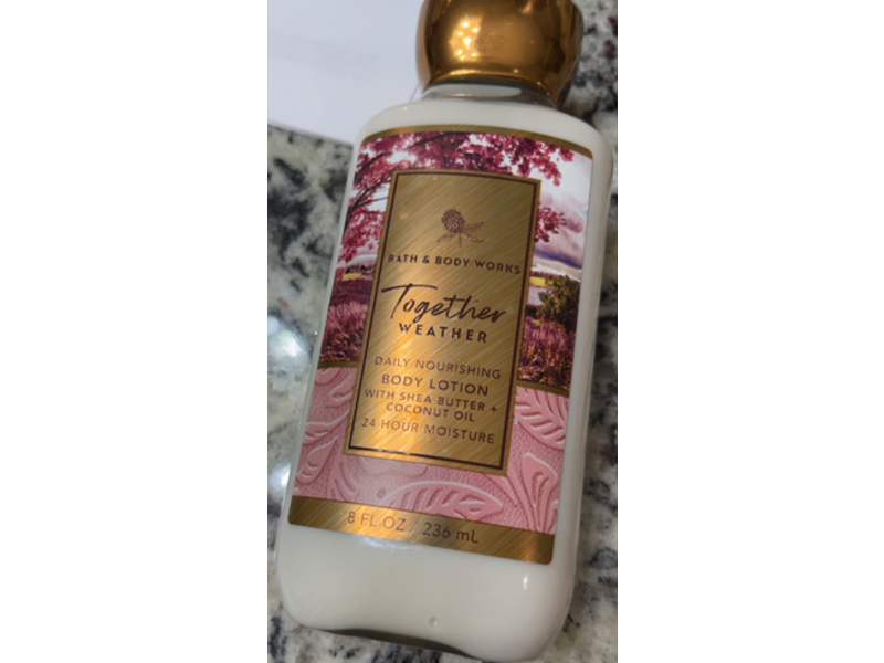 Bath & Body Works Together Weather Body Lotion, Shea Butter + Coconut Oil, 8 fl oz/236 mL