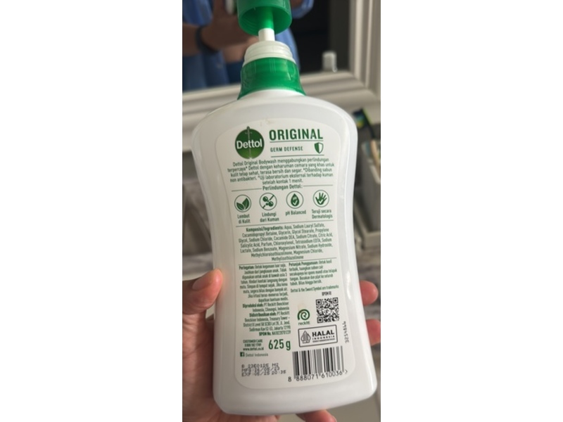 Dettol Antibacterial Bodywash, Original, 625 g