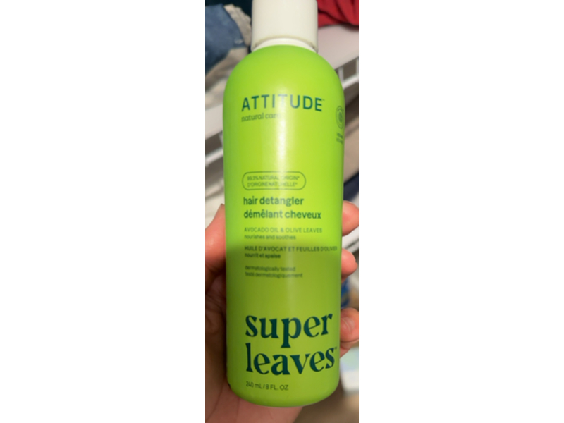 Attitude Super Leaves Hair Detangler, 8 fl oz/240 mL