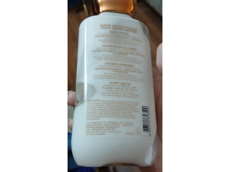 Bath & Body Works Body Lotion, Warm Vanilla Sugar, 8 fl oz/236 mL