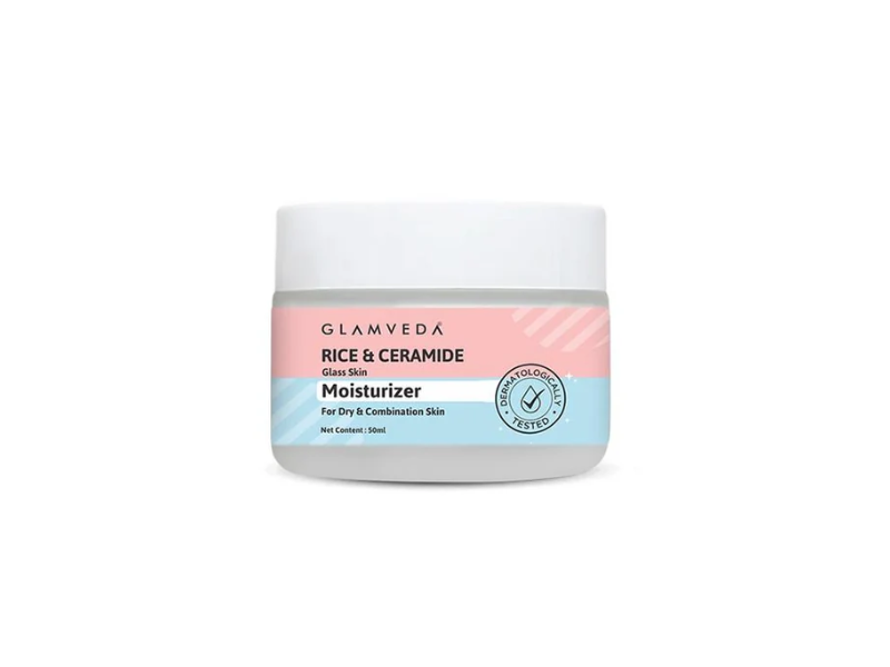 Glamveda Moisturizer, Rice & Ceramide, 50 mL