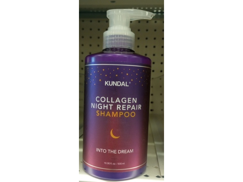 Kundal Collagen Night Repair Shampoo, Into The Dreams, 16.90 fl oz/500 mL