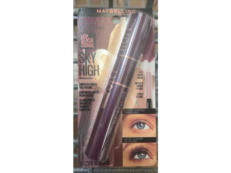 Maybelline Lash Sensational Sky High Mascara, Burgundy Haze, 0.24 fl oz/7.2 mL