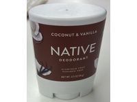 Native Deodorant, Coconut & Vanilla, 0.5 oz/14 g, Pack Of 4 - thumbnail 3