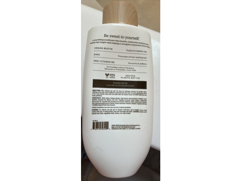 Raw Sugar The Grow Pro Conditioner, Passion Fruit & Marula, 16 fl oz/473 mL
