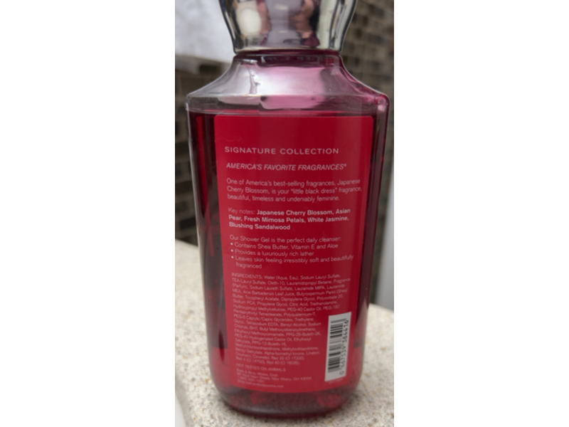 Bath & Body Works Shower Gel, Japanese Cherry Blossom, 10 fl oz/295 mL