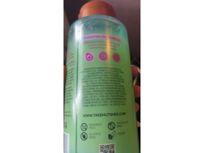 Tree Hut Foaming Gel Wash, Enchanting Emerald, 18 fl oz/532 mL