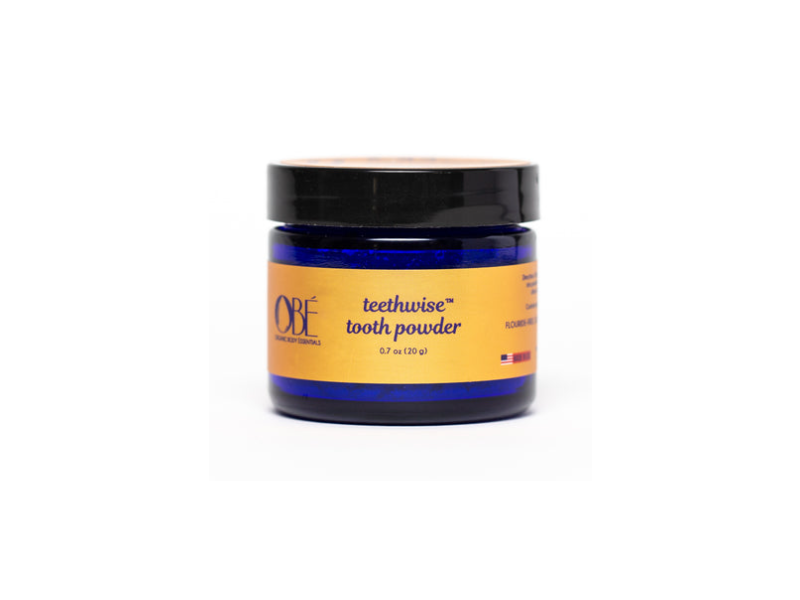 Organic Body Essentials Teethwise Tooth Powder, 0.7 oz/20 g