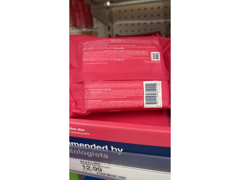 Bioderma Sensibio H2O Makeup Removing Wipes, 25 Count