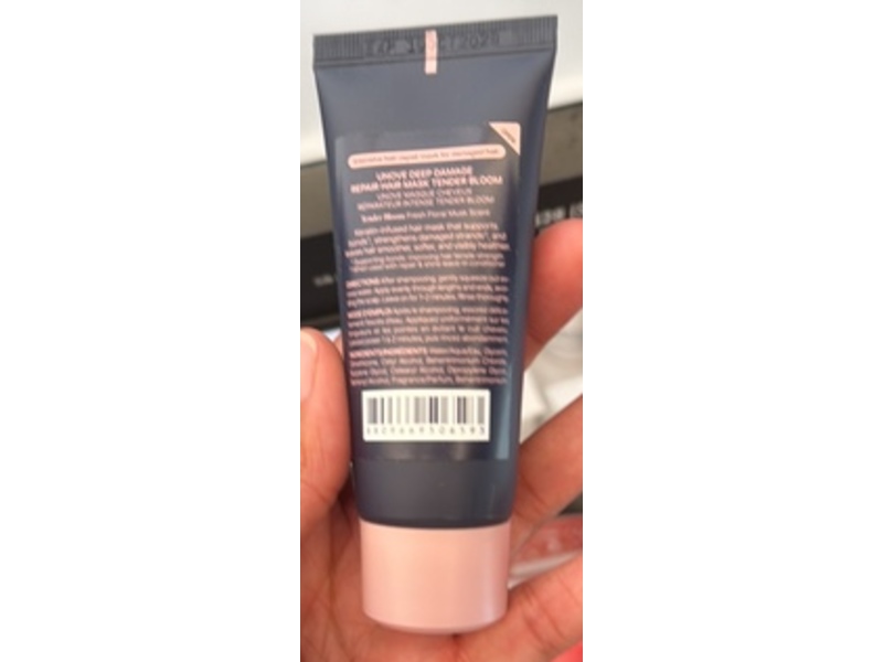 Unove Deep Damage Repair Hair Mask, Tender Bloom, 1.35 fl oz/40 mL