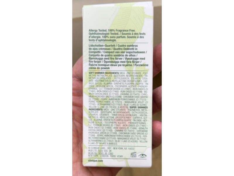 Clinique All About Shadow Quad, 06 Pink Chocolate, 0.11 oz/3.3 g