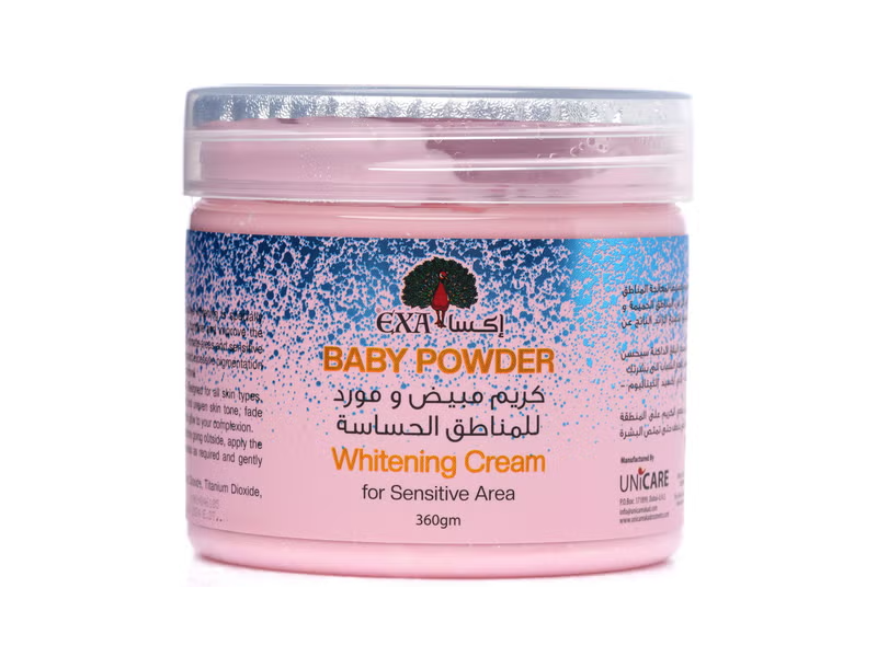 Exa Baby Powder Whitening Cream, 360 g