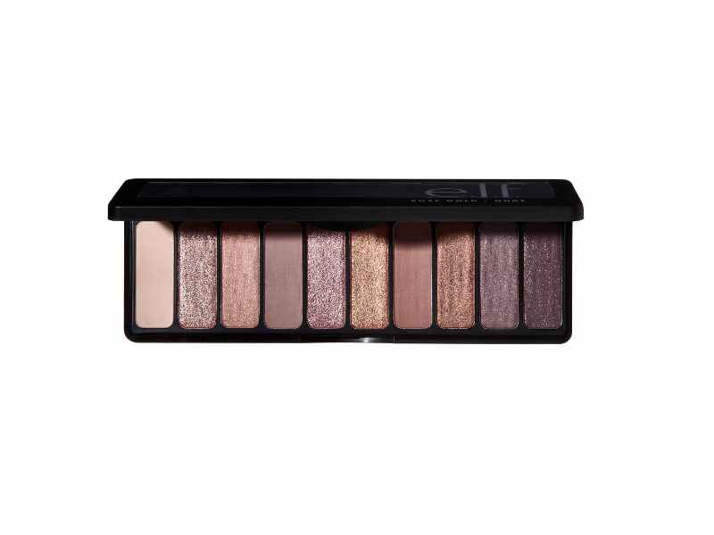 e.l.f Eyeshadow Palette, Nude Rose Gold, 0.49 oz/14 g