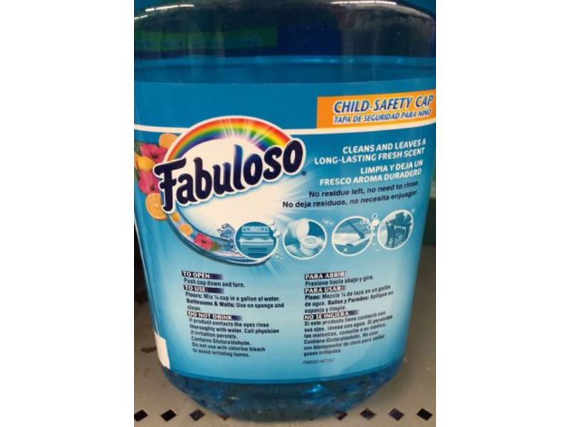 Fabuloso Multi-Purpose Cleaner, Tropical Spring, 56 fl oz/1.65 L, Pack Of 2