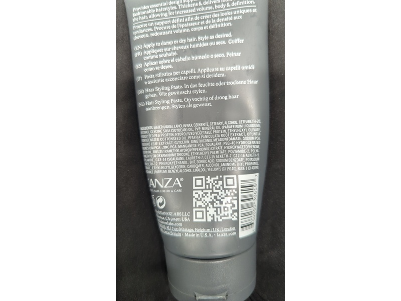 L'ANZA Healing Style Molding Hair Styling Paste, 5.9 fl oz/175 mL