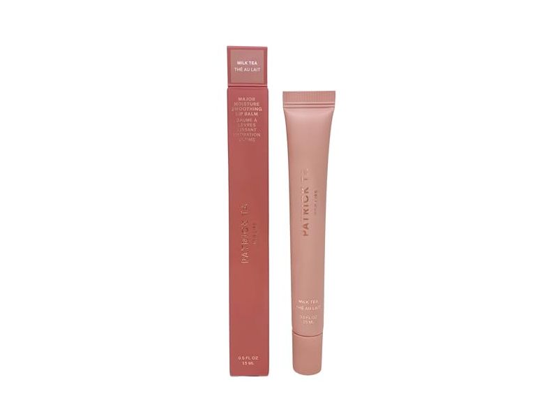 Patrick Ta Major Moisture Smoothing Lip Balm, Milk Tea, 0.5 fl oz/15 mL