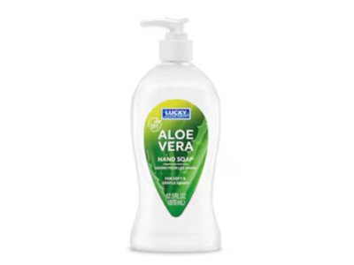 Lucky Super Soft Hand Soap, Aloe Vera, 12.5 fl oz/370 mL