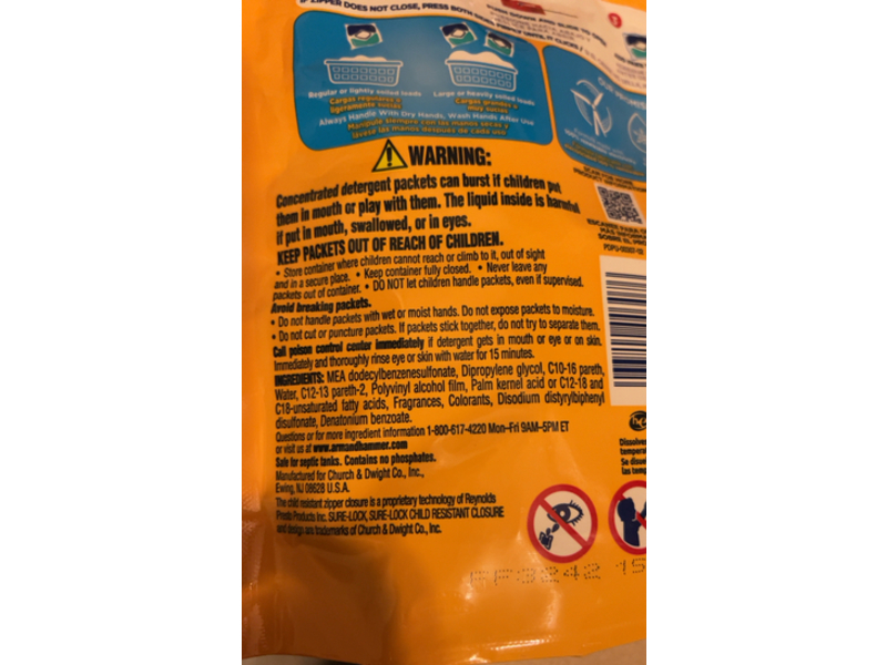 Arm & Hammer 5-In-1 Power Packs, Clean Burst, 24 Count