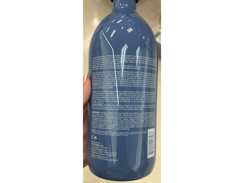 Luseta Scalp Balancing Shampoo, 33.8 fl oz/1 L