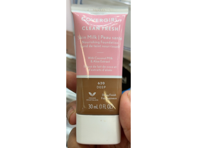 Covergirl Clean Fresh Skin Milk Foundation, 620 Deep, 1 fl oz/30 mL