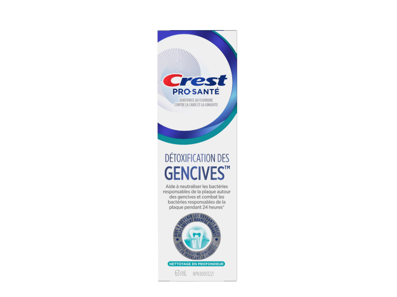 Crest Pro-Health Gum Detoxify Fluoride Toothpaste, Deep Clean, 63 mL