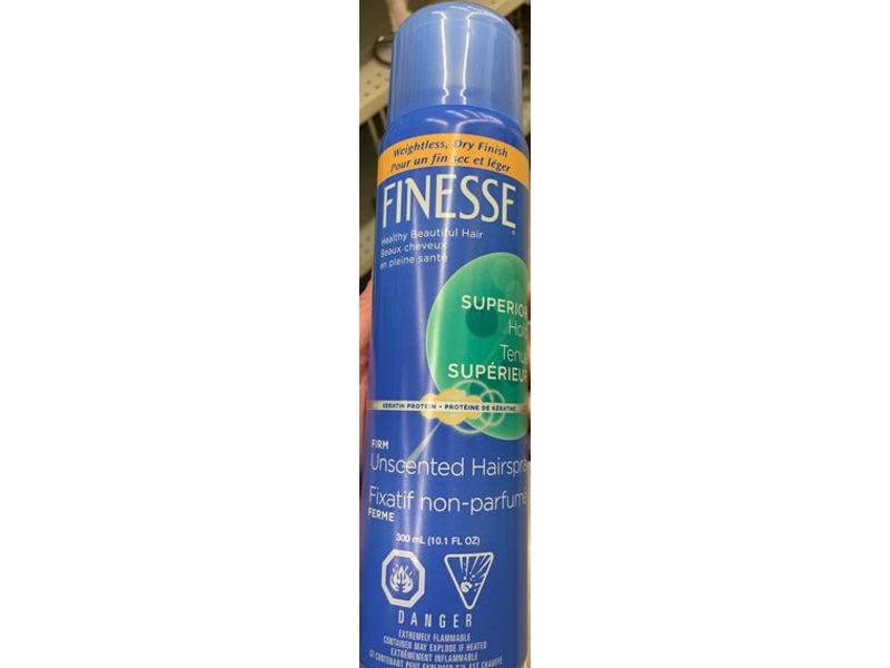 Finesse Firm Hairspray, Unscented, Superior Hold, 10.1 fl oz/300 mL