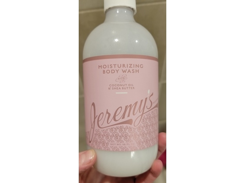 Jeremy's Razors Moisturizing Body Wash, Coconut Oil & Shea Butter, 16 fl oz
