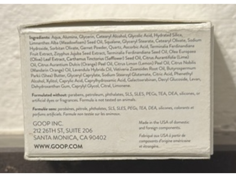 Goop Beauty Microderm Instant Glow Exfoliator, 0.50 fl oz/15 mL