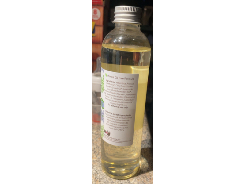 Green + Lovely Baby Oil, Lavender Chamomile, 8 fl oz/227 g