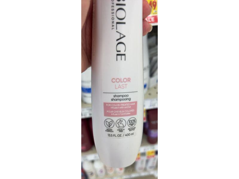 Biolage Color Last Shampoo, Orchid, 13.5 fl oz/400 mL