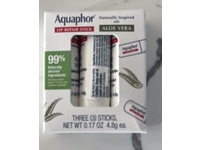 Aquaphor Naturally Inspired Lip Repair Stick, Aloe Vera, 0.17 oz/4.8 g, Pack of 3 - thumbnail 2
