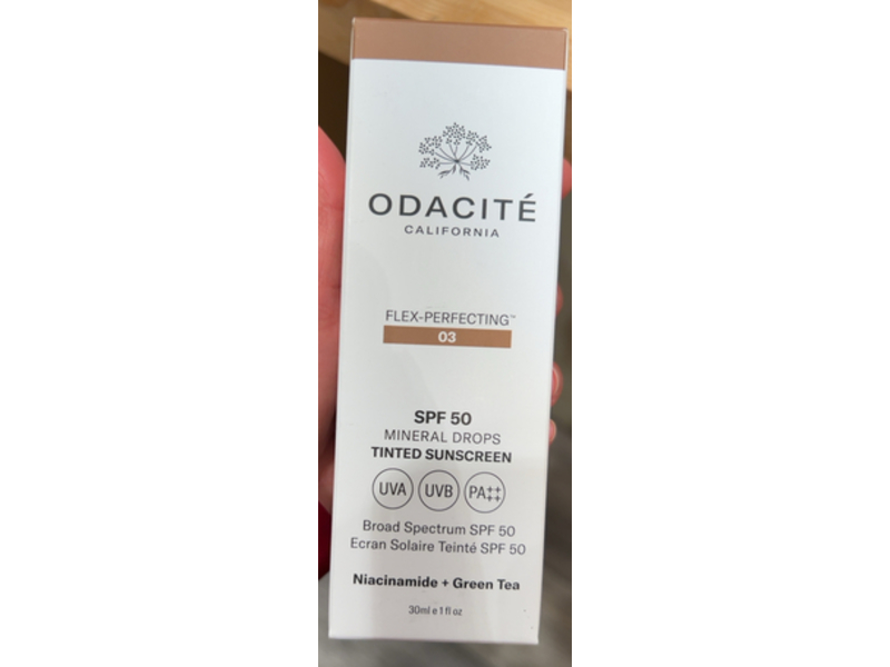 Odacite Flex - Perfecting Mineral Drops Tinted Sunscreen, 03, SPF 50, 1 fl oz/30 mL