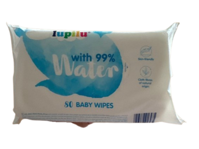Lupilu Baby Wipes, 80 Count