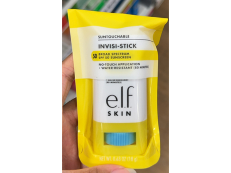 Elf Skin Suntouchable Invisi-Stick, SPF 50, 0.63 oz/18 g