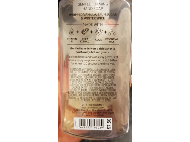 White Barn Candle Company Bath and Body Works Gentle Foaming Hand Soap, Toasted Vanilla Chai, 8.75 fl oz/259 mL