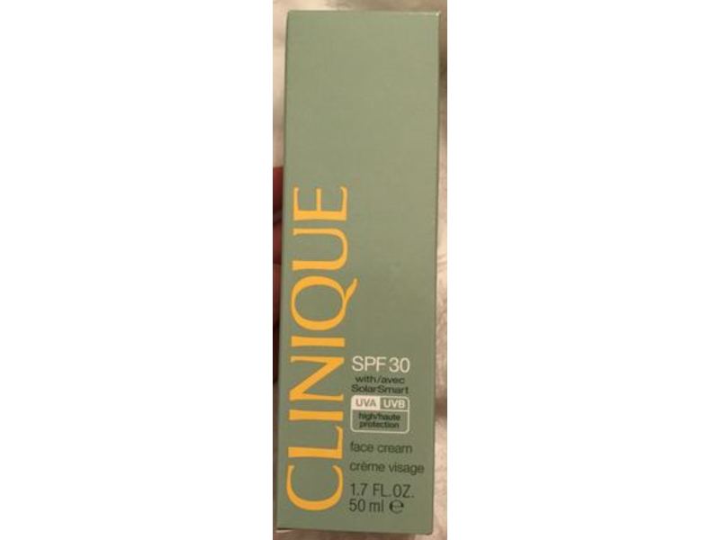 Clinique Face Cream, SPF 30, SolarSmart, 1.7 fl oz/50 mL