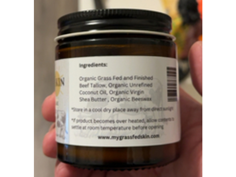 Grass Fed Skin Tallow Based Skincare Face And Body Whip, 4 fl oz