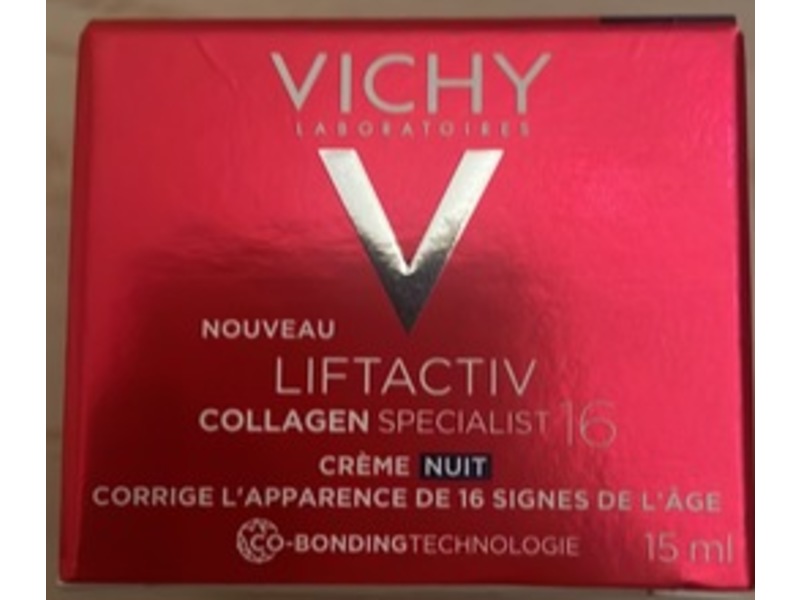 Vichy Laboratoires Liftactiv Collagen Specialist 16 Night Cream, 15 mL
