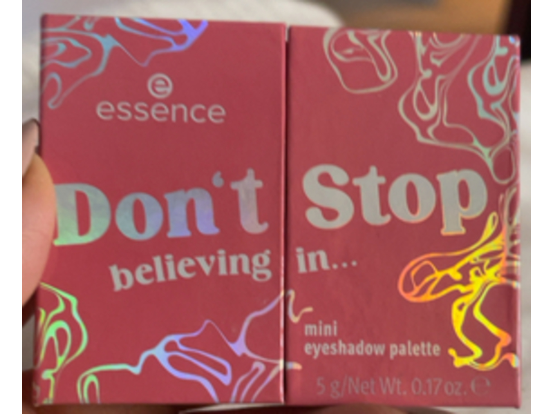 Essence Don't Stop Believing In Mini Eyeshadow Palette, 0.17 oz/5 g