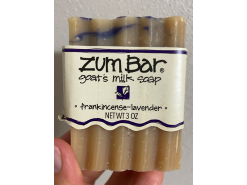 Zum Bar Goat's Milk Soap, Frankincense-Lavender, 3 oz