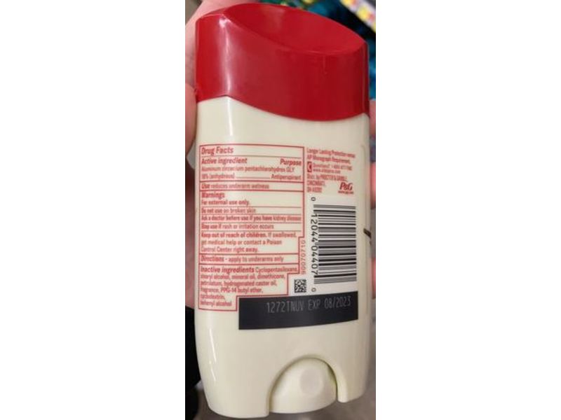 Old Spice Oasis Antiperspirant & Deodorant, Vanilla Notes, 2.6 oz/ 73 g